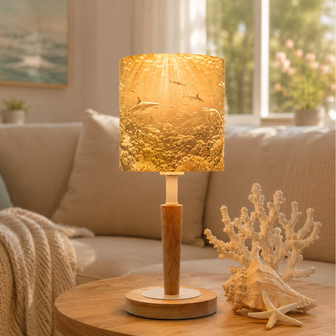 Cozy Loom – Unterwasserwelt Lampe aus Holz | Made in Germany