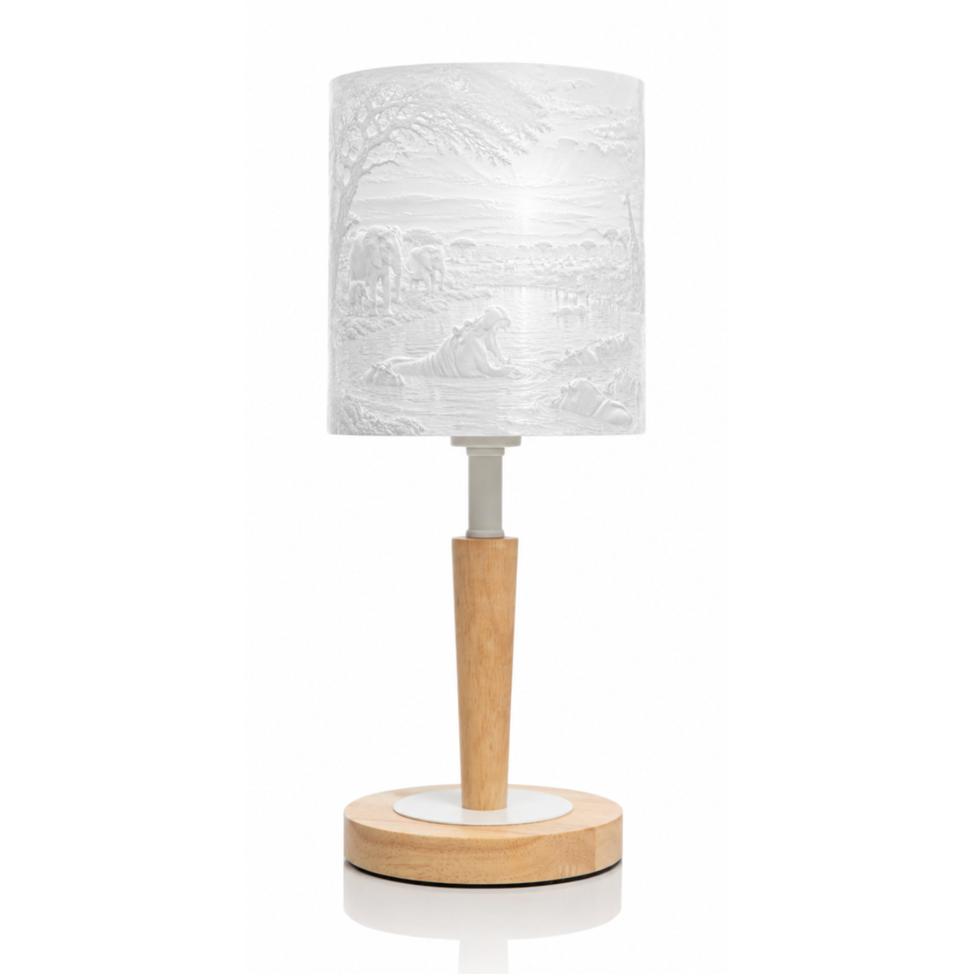 Cozy Loom – Safari Lampe aus Holz | Made in Germany